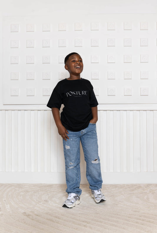 Kids Everyday Essential Tee (Black)