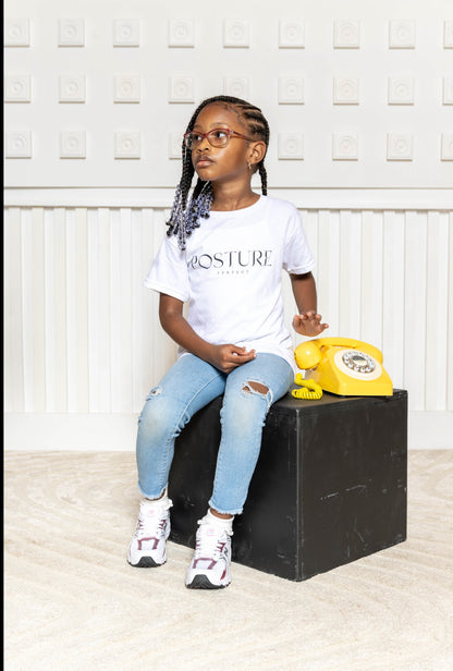 Kids Everyday Essential Tee (White)